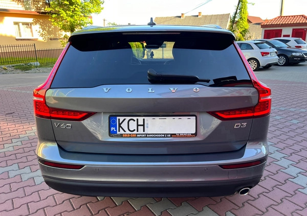 Volvo V60 cena 87900 przebieg: 183642, rok produkcji 2020 z Marki małe 631